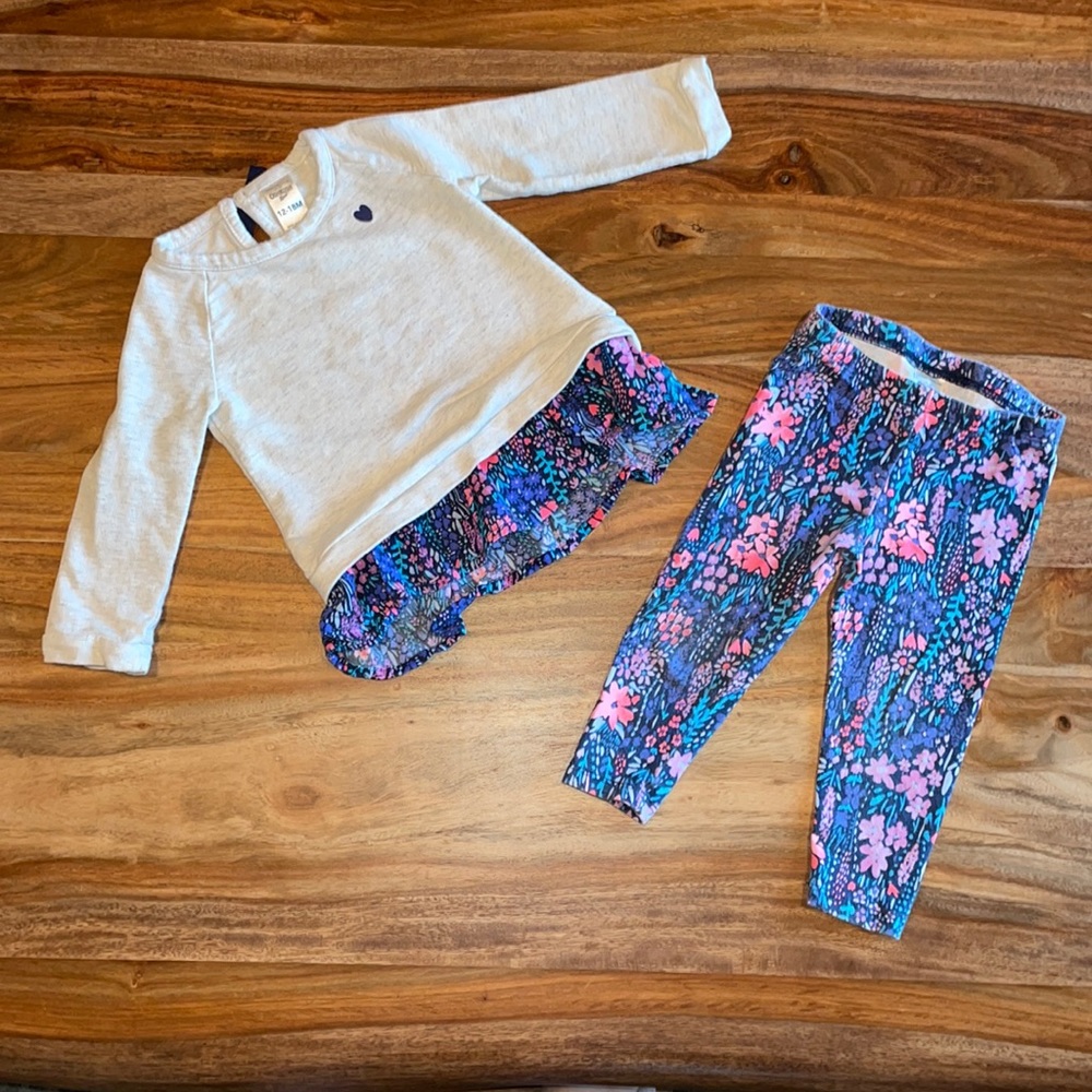 Oshkosh Matching Set 12-18 Months
